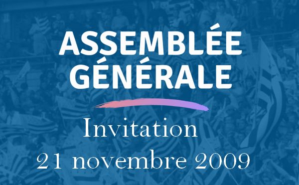 Invitation à l'assemblée générale 2009