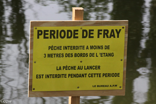 panneau Période du frai