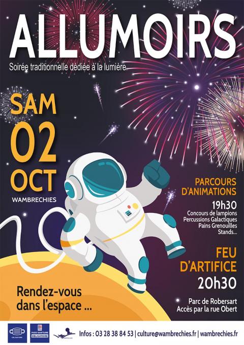 affiche de la fête des allumoirs