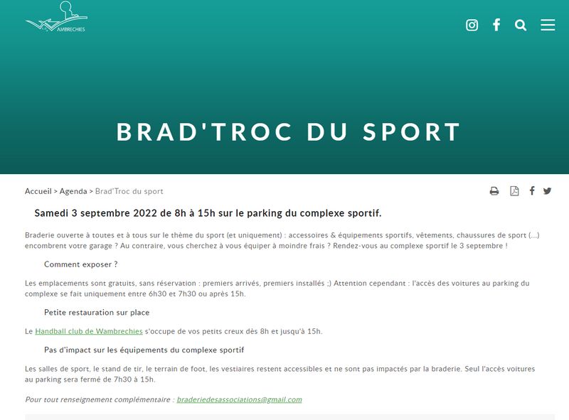 BRAD'TROC DU SPORT