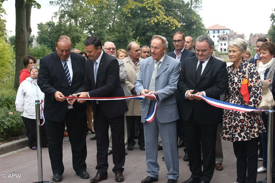 Inauguration du parc de Robersart à Wambrechies le 7 sept. 2015